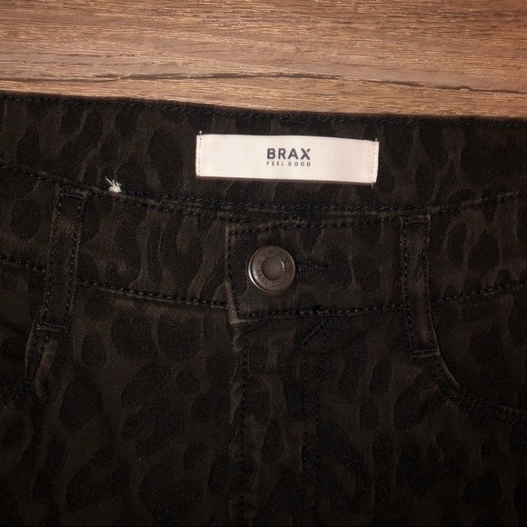 Brax Mary Trousers in Brown Black Muted
Cheetah Leopard Print Pants Sz 27 - Picture 7 of 7